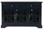 Elegancka Komoda Avola AV775-50 w Ciemnogranatowym 127 cm