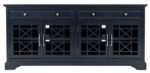 Elegancka Komoda Avola AV775-9 w Ciemnogranatowym 178 cm