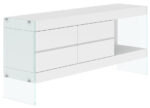 Komoda Soho SH02 Biała Wysoki Połysk 184 cm - Elegancja i Styl