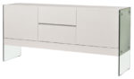 Elegancka Komoda Soho SH03 Biała Wysoki Połysk 180 cm do Nowoczesnych Wnętrz