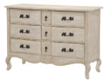 Elegancka Komoda Venezia Bianco VEB815K w Jasnobeżowym 127 cm