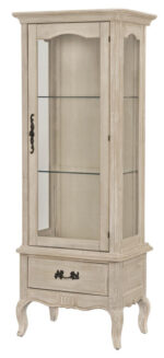 Witryna Venezia Bianco VEB860K Jasnobeżowa 70,5 cm - Elegancja w Twoim Wnętrzu