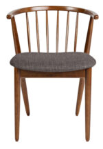 Stylowe Krzesło Avola AV1769-43 w Brązowej Tkaninie Grafitowej 54,5 cm