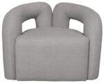 Fotel Nua N14-13 nowoczesny design kolor szary wymiar 85 cm