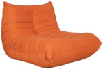 Fotel Nua N23-19 palona pomarańcza nowoczesny design 87 cm