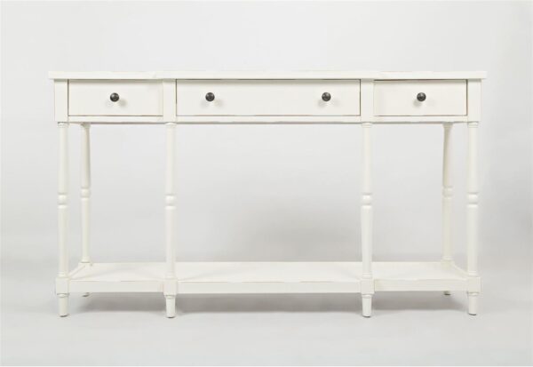 Konsola Avola AV1630-60 w bieli antycznej 152,5 cm elegancji do wnętrz - obrazek 1