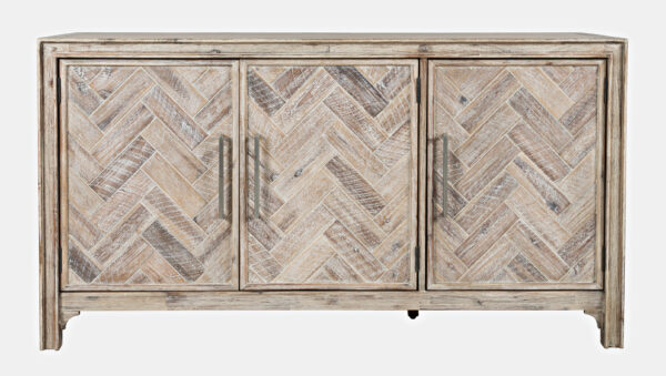 Komoda Avola AV2156-60 w naturalnym jasnym drewnie 152,5 cm - obrazek 1