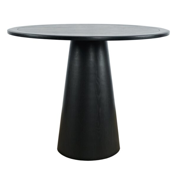 Stylowy czarny stół barowy Avola AV2271-45B 114,5cm do nowoczesnych wnętrz - obrazek 1