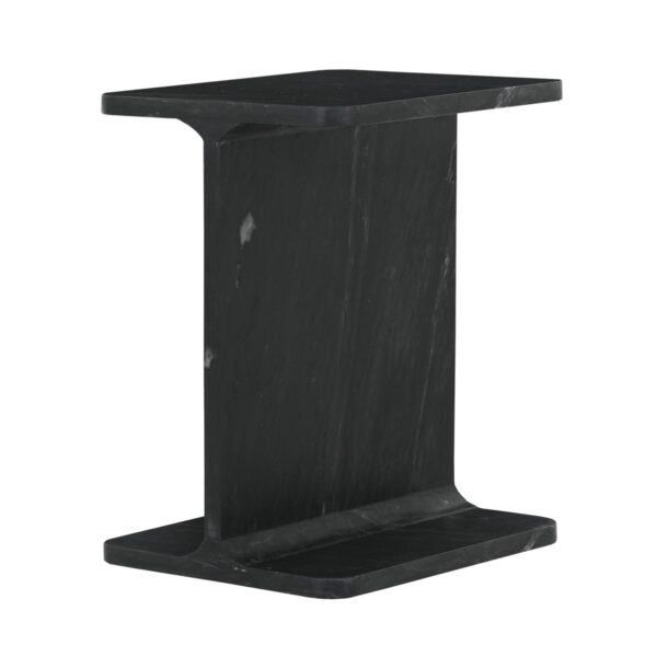 Stylowy Czarny Stolik Avola AV2330-3 średnica 30 cm - obrazek 1