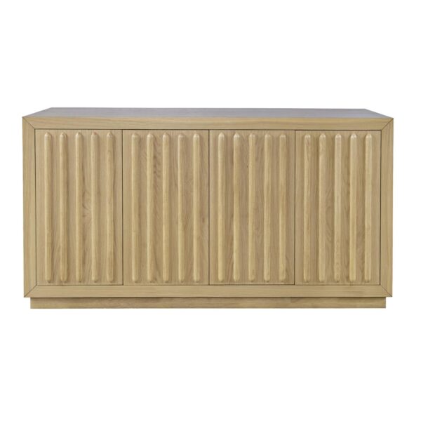 Komoda Avola AV2421-60 w naturalnym jasnym drewnie 152,5 cm - obrazek 1